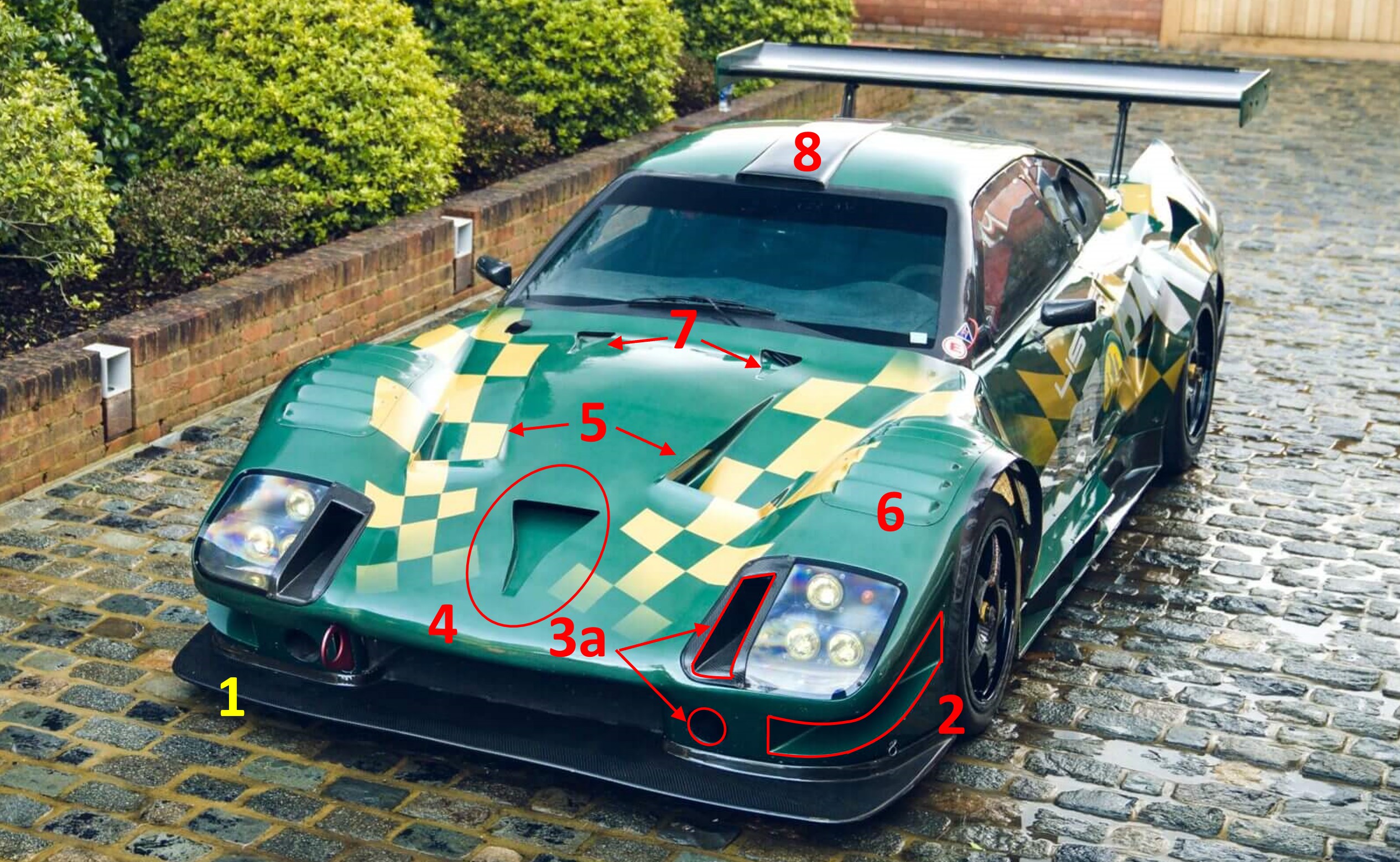 Lister Storm at Le Mans a resin kit in 1/43 - Ready For Inspection