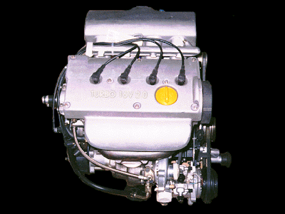 Motor 2.0 turbo do Emme, que carregava diversas semelhanças com os motores AP 2.0.